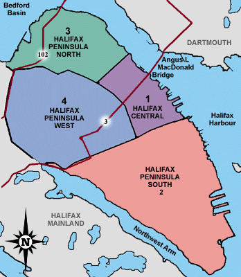 Image Map of Halifax Peninsula